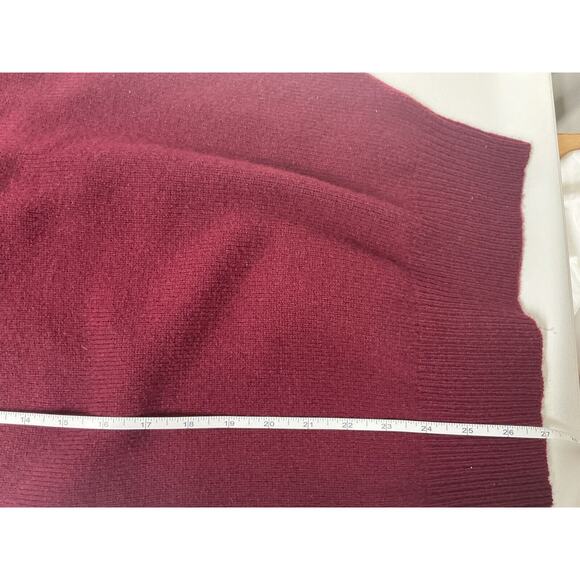 Vtg Polo Ralph Lauren Lambswool V-Neck Sweater Mens Size XL Maroon - Picture 9 of 14